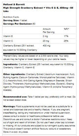 Trostruka snaga koncentrata brusnice 400 mg - 60 tableta