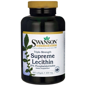 Triple Strength Supreme Lecithin 300 Gel Capsules - Nutra Best Europe