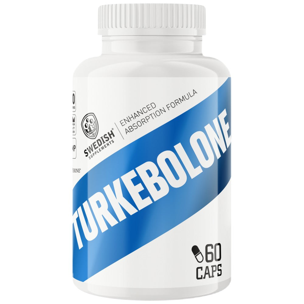 Turkebolone | Turkesteron 500 mg s Bioperine® - 60 kapsula