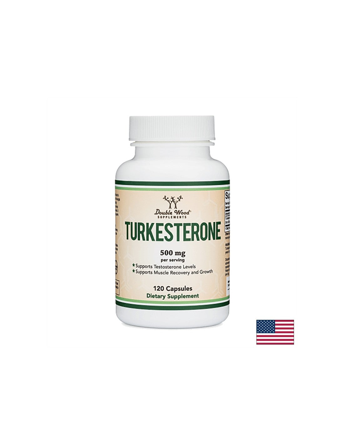 Turkesteron, 500 mg, 120 kapsula <tc>Double Wood</tc>