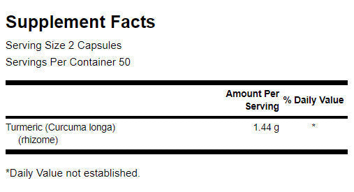 Kurkuma 720 mg - 100 kapsula