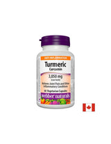 Kurkuma kurkumin 600 mg x 60 kapsula <tc>Webber Naturals</tc>