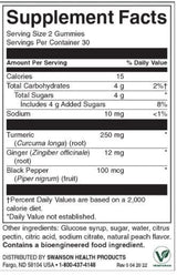 Kurkuma s đumbirom Gummies | Mango - 60 tableta za žvakanje