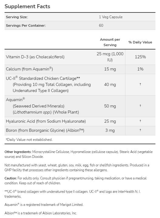 UC-II® | Advanced Joint Relief - 60 kapsula