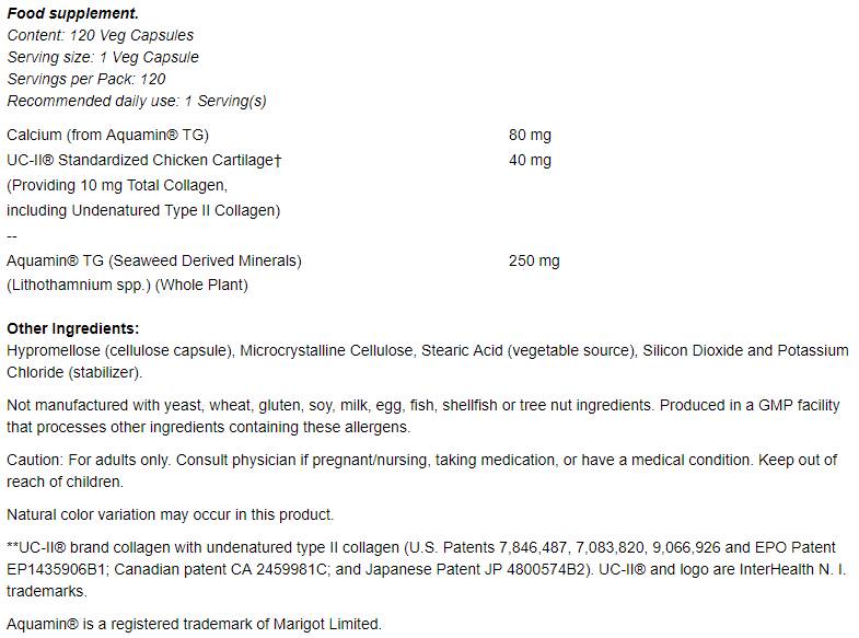 UC II/tip 2 kolagen 40 mg - 120 kapsula