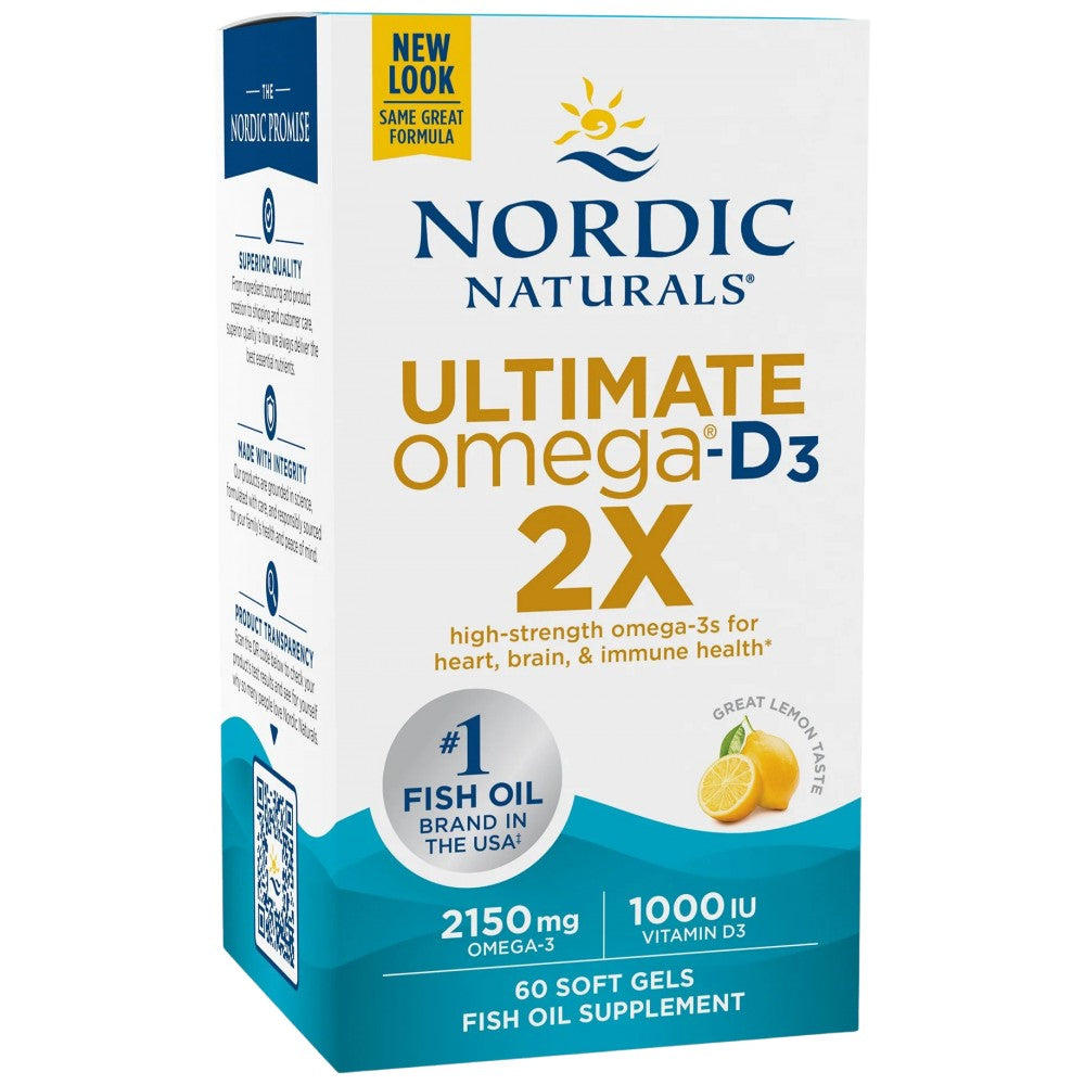 Ultimate Omega 2X 2150 mg | Sa vitaminom D3 - 60 gel kapsula