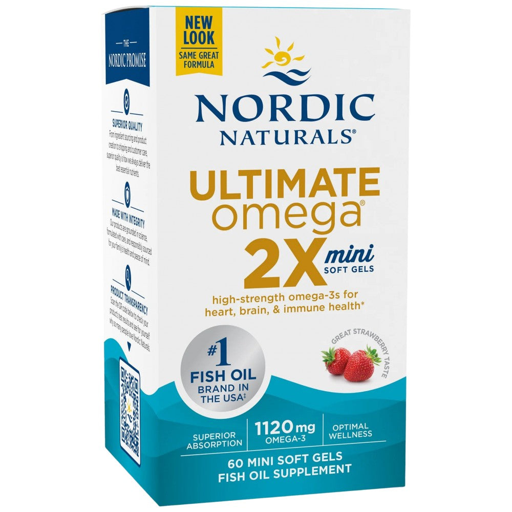 Ultimate Omega 2X Mini 1120 mg - 60 gel kapsula za žvakanje