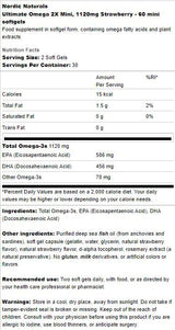 Ultimate Omega 2X Mini 1120 mg - 60 gel kapsula za žvakanje