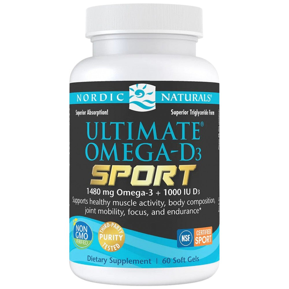 Ultimate Omega-D3 Sport 1480 mg - 60 gel kapsula