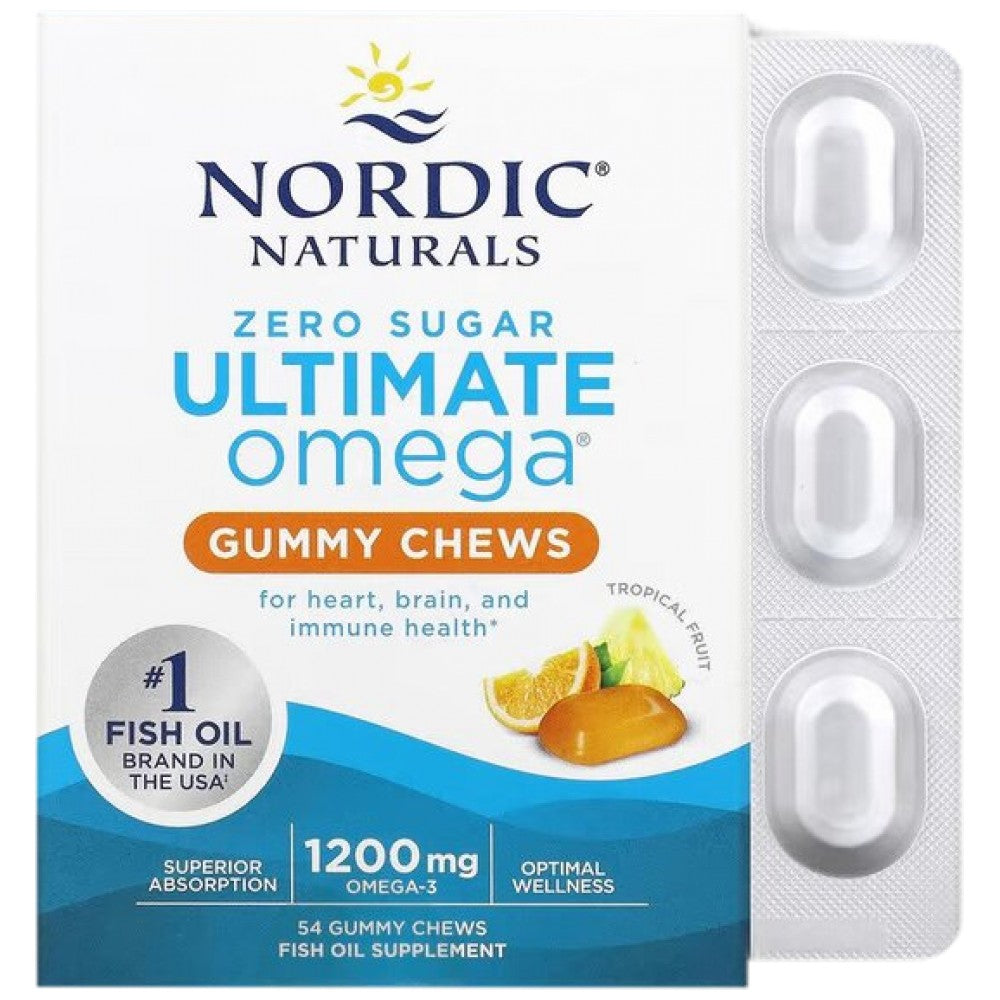 Ultimate Omega Gummy Chews 1200 mg - 54 gumene bombone
