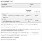 Ultra A & D-3 | Vitamin A 25.000 & Vitamin D 1000 IU - 100 gel kapsula
