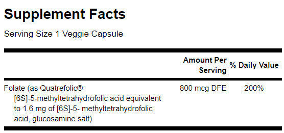 Ultra folat 800 mcg - 30 kapsula