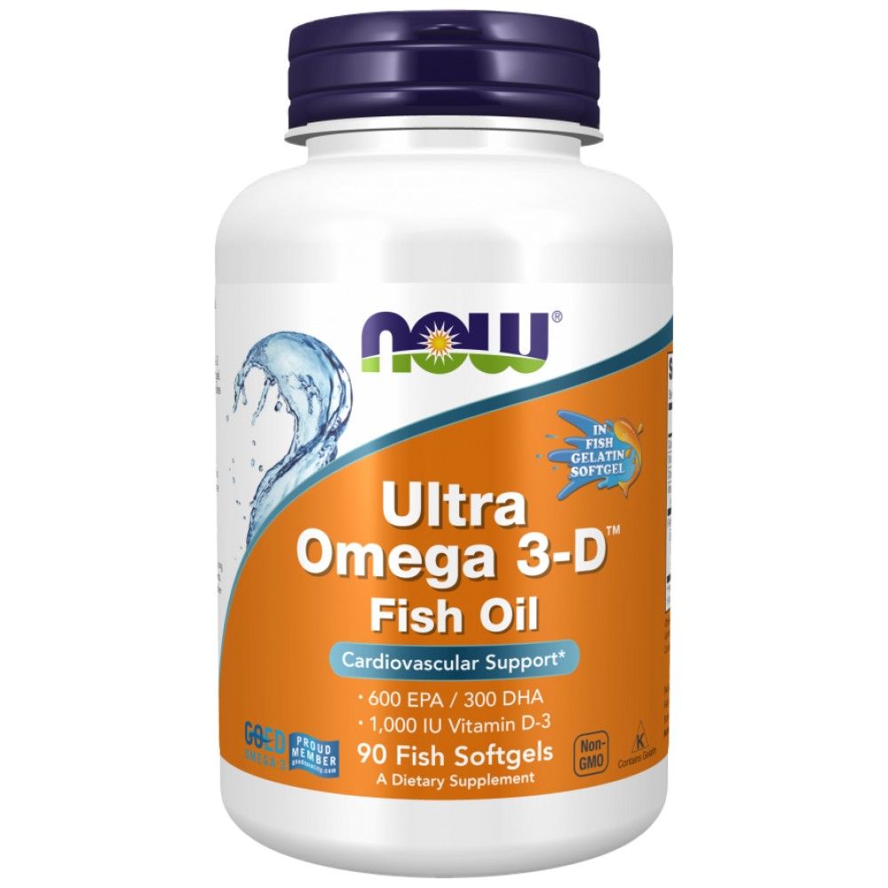 Ultra Omega 3-D s vitaminom D-3 - 90 gel kapsula