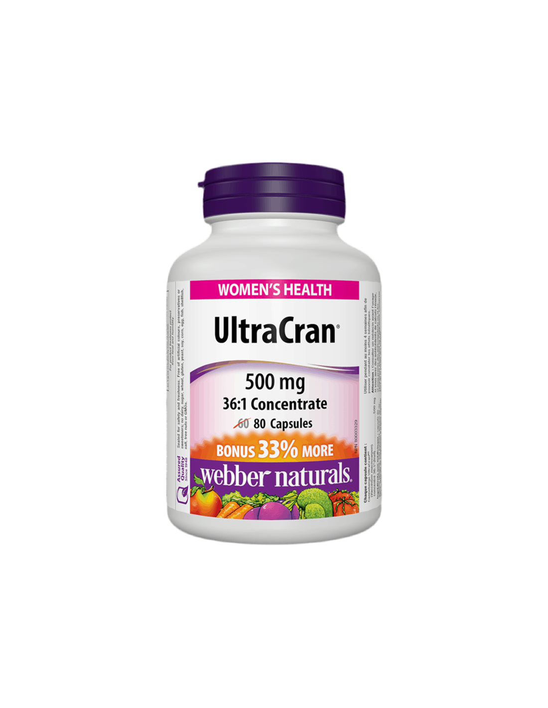 UltraCran®/koncentrat brusnice 36:1 500 mg x 80 kapsula