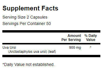 Uva Ursi Leaf 450 mg - 100 kapsula