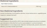 B12 Metilkobalamin 1000 mcg - 210 sublingvalne tablete