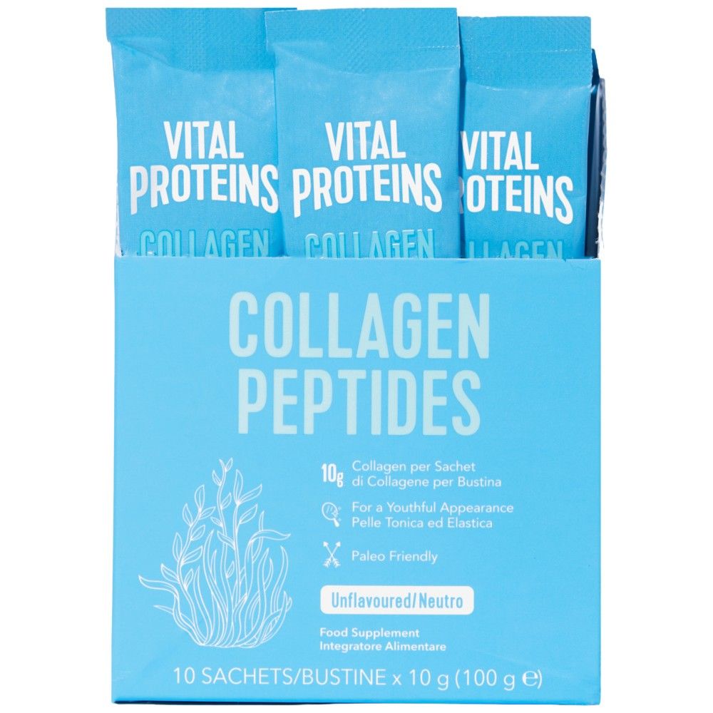 Kolagenski peptidi originalni | Podrška za kosu, kožu i nokte - 10 x 10 grama