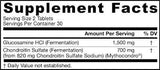 Veganski hondroitin + glukozamin 60 tableta