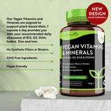 Veganski esencijalni multivitamin /120 kapsula, 120 dana/ <tc>Nutravita</tc>