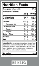 Veganska keto čokolada | 70% kakaa - 80 grama