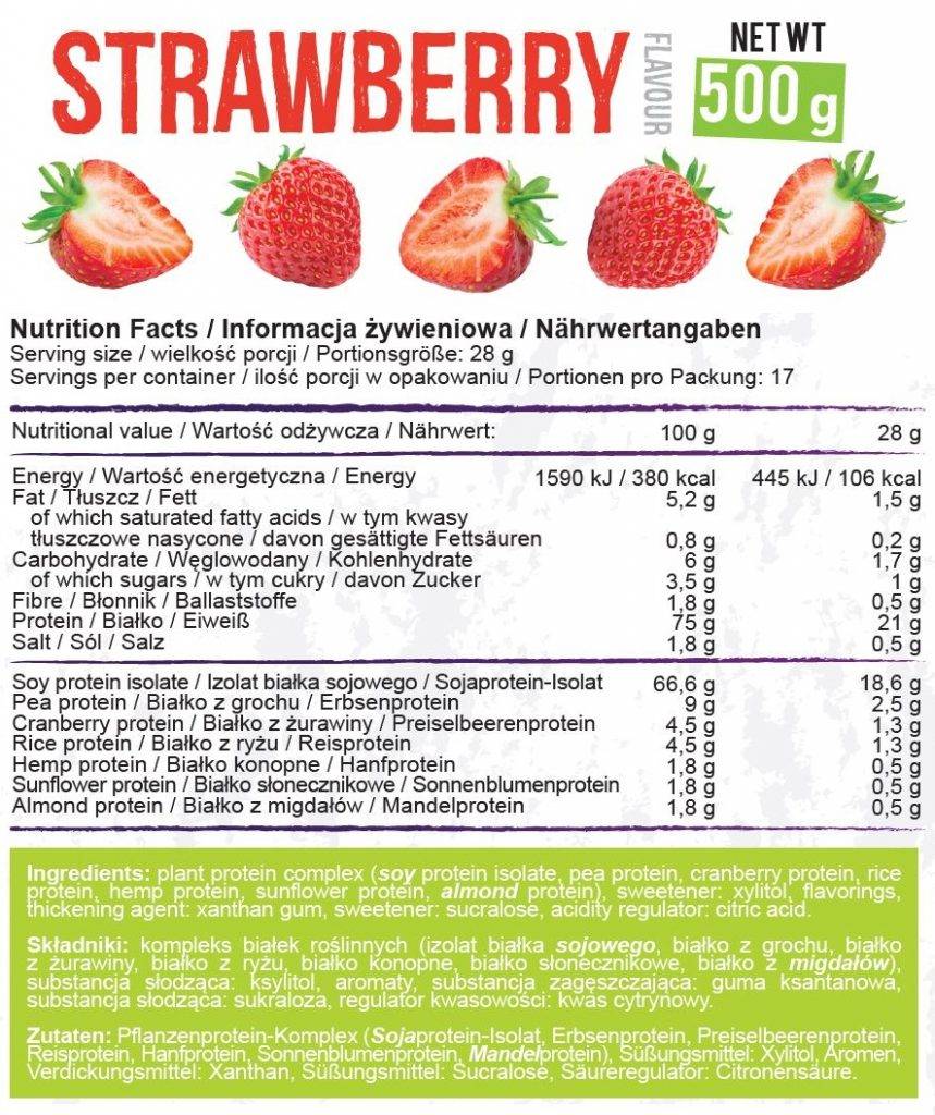 Veganski protein - 500 grama