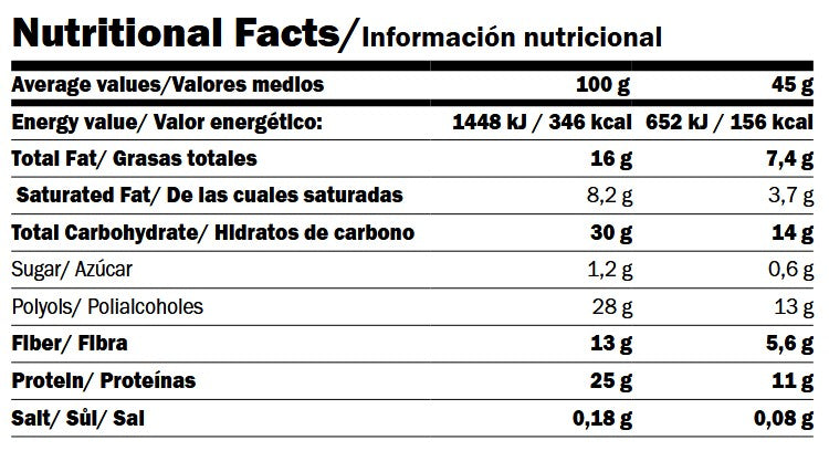 Veganska proteinska pločica/45 g