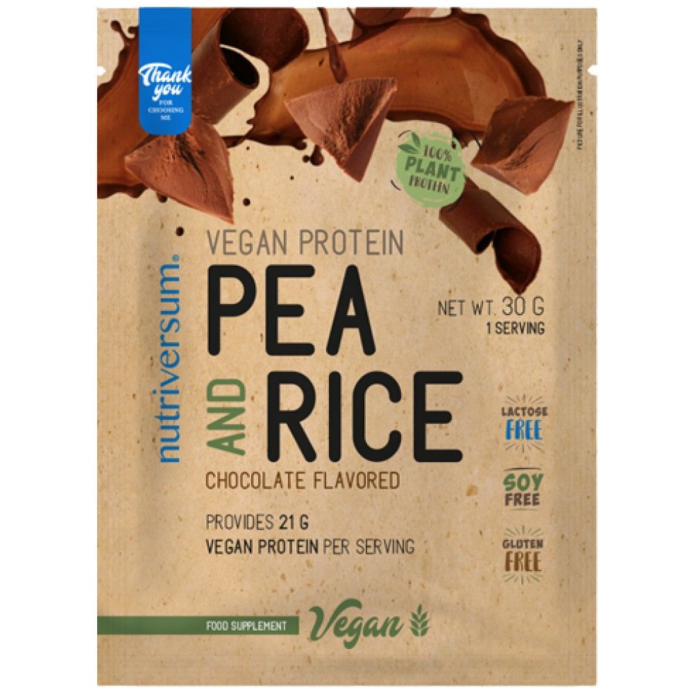 Veganski proteini | Grašak i riža - 30 grama