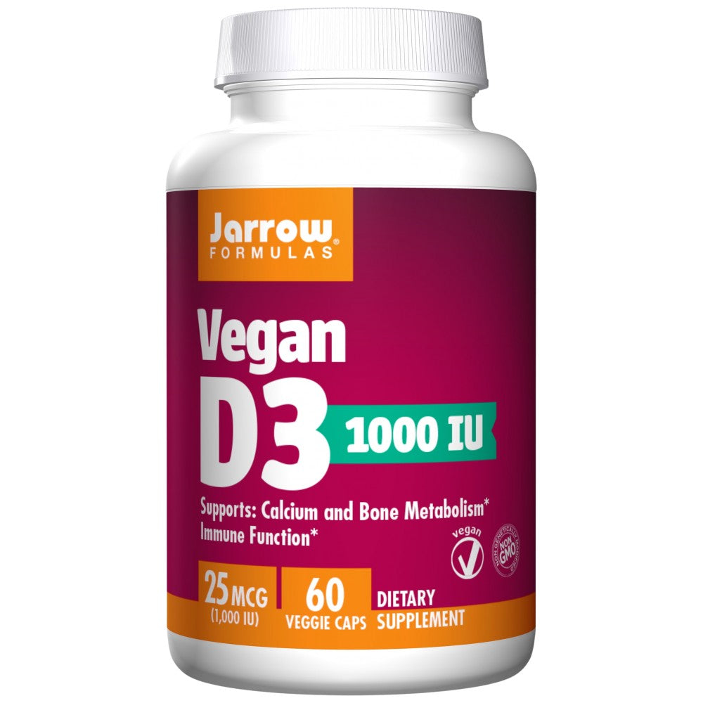 Veganski vitamin D3 1000 IU 60 kapsula