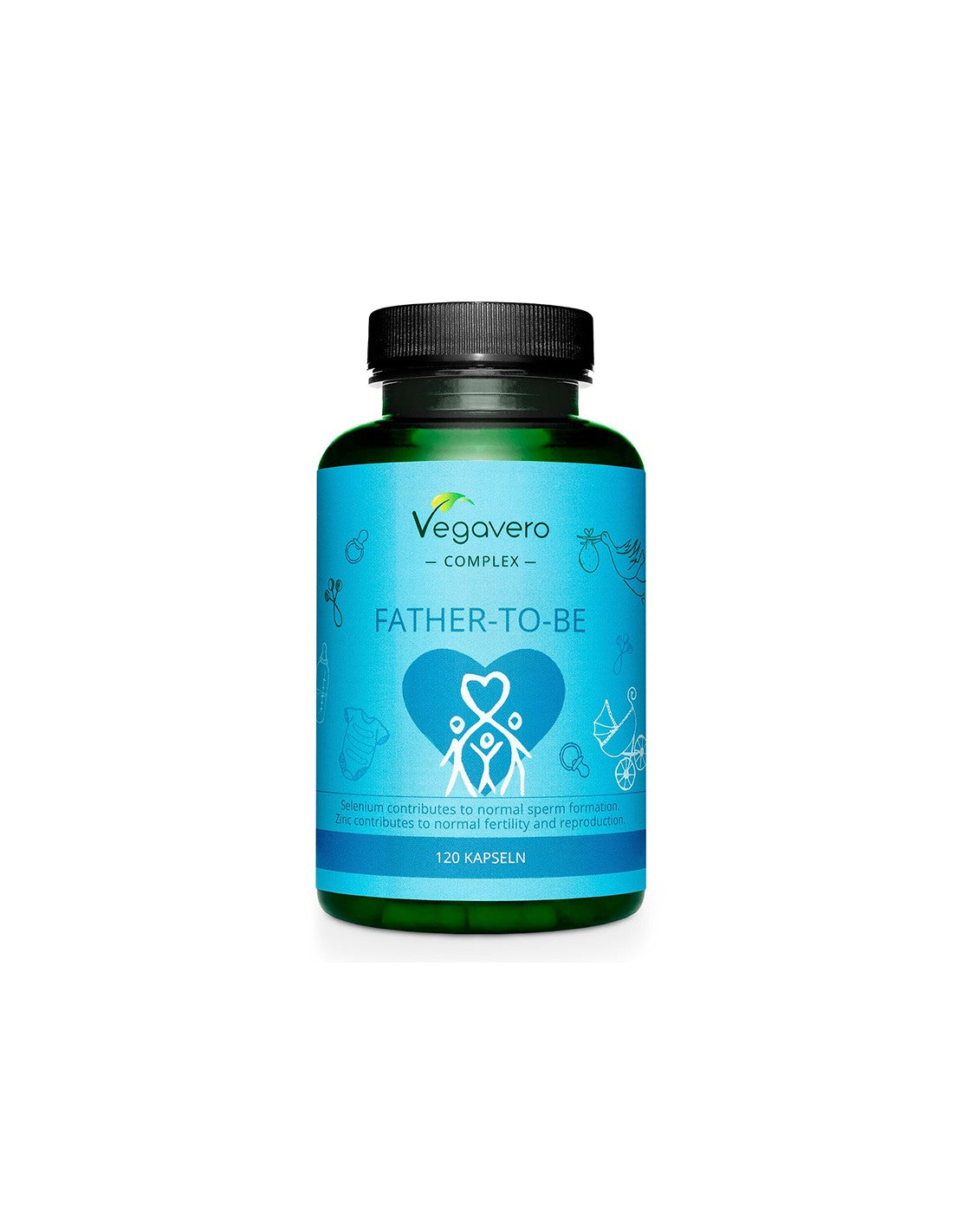 Father-To-Be - Formula to support the male reproductive system, 120 Vegavero capsules