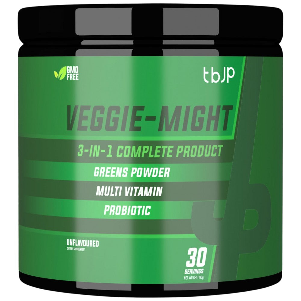 Veggie-Might | 3 u 1 potpuna formula ~ Zeleno povrće & Multivitamin & Probiotik - 180 grama