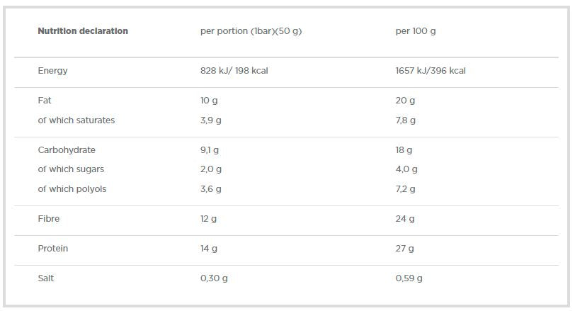 Vege Protein Bar Box/24 x 50 g - 0