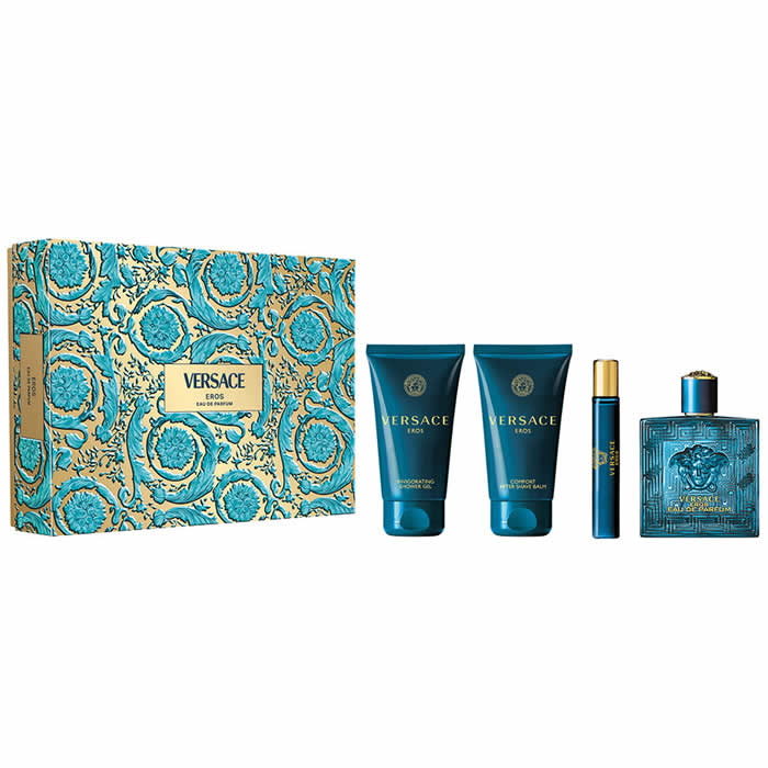 <tc>VERSACE</tc> Eros parfemski sprej 100ml set od 4 komada