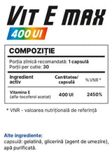 Vit E Max 400 IU - 30 kapsula