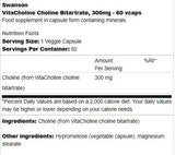 VitaCholine Kolin Bitartrat 300 mg 60 kapsula