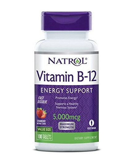Vitamin B-12 5000mcg Fast Dissolve/100 tab.