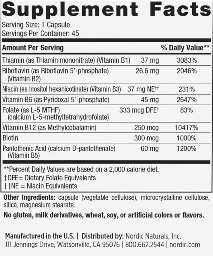 Vitamin B kompleks - 45 kapsula