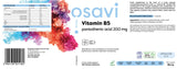Vitamin B5 | Pantotenska kiselina 200 mg - 180 kapsula