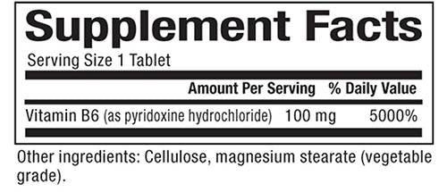 Vitamin B6 100 mg 90 tableta