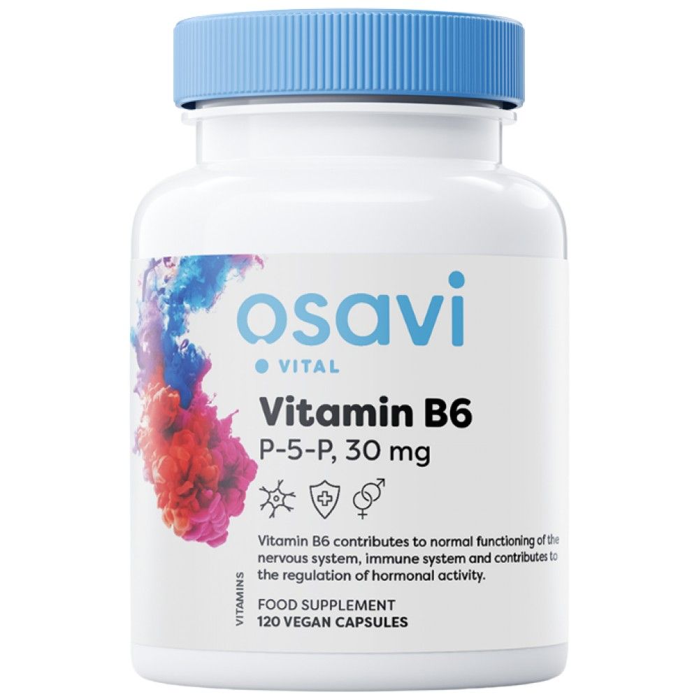 Vitamin B6 | P-5-P 30 mg - 120 kapsula
