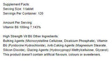 Vitamin B6/piridoksin 100 mg - 120 tableta