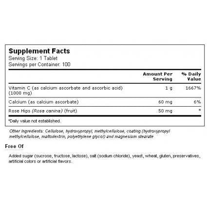 Puferirani vitamin C 1000 mg 100 tableta