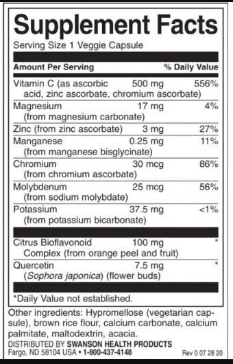 Kompleks vitamina C s bioflavonoidima - 60 kapsula