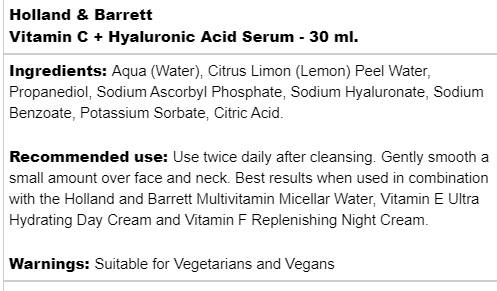 Vitamin C + serum hijaluronske kiseline - 30 ml