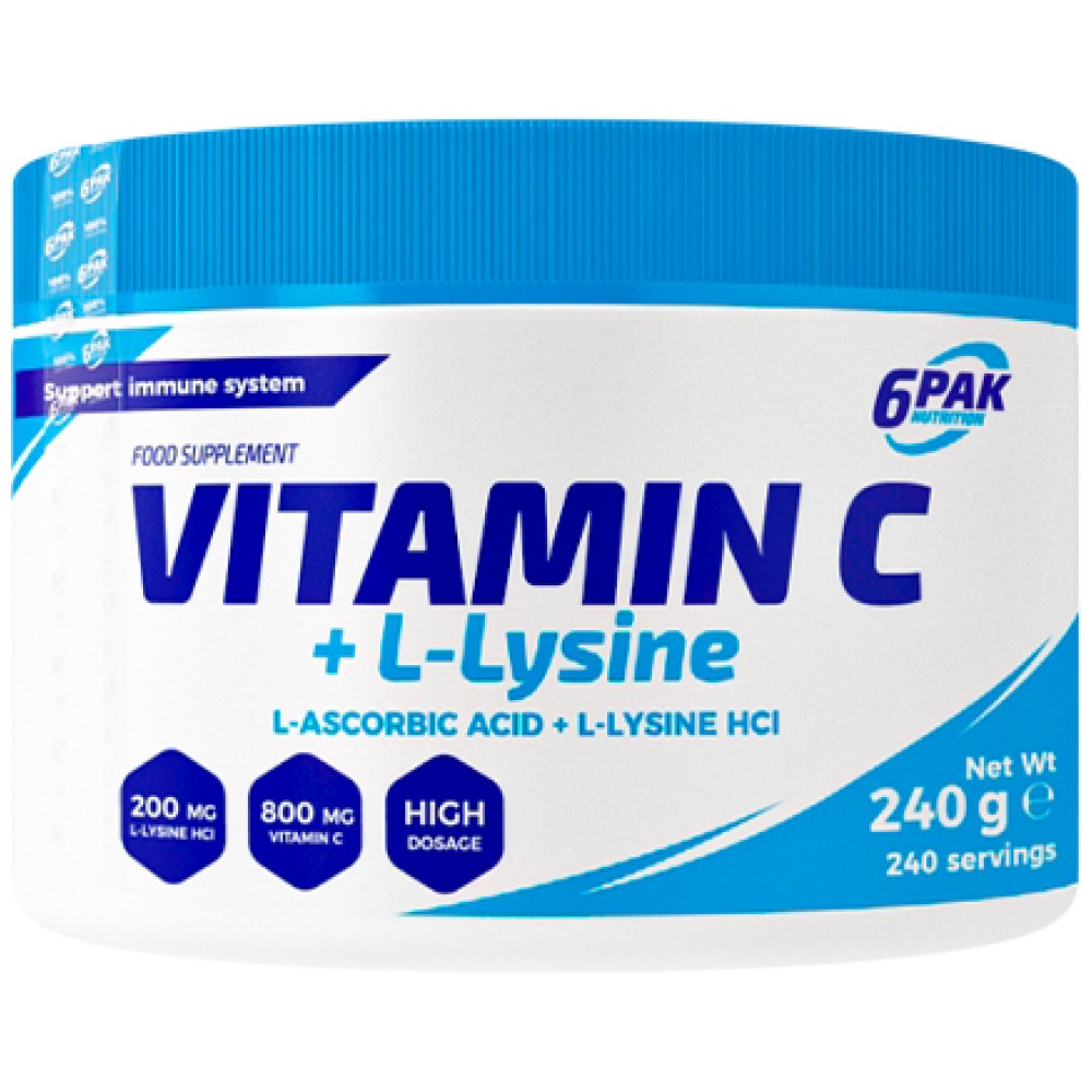Vitamin C + L-lizin u prahu - 240 grama