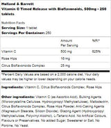 Vitamin C s vremenskim otpuštanjem 500 mg | S bioflavonoidima - 250 tableta