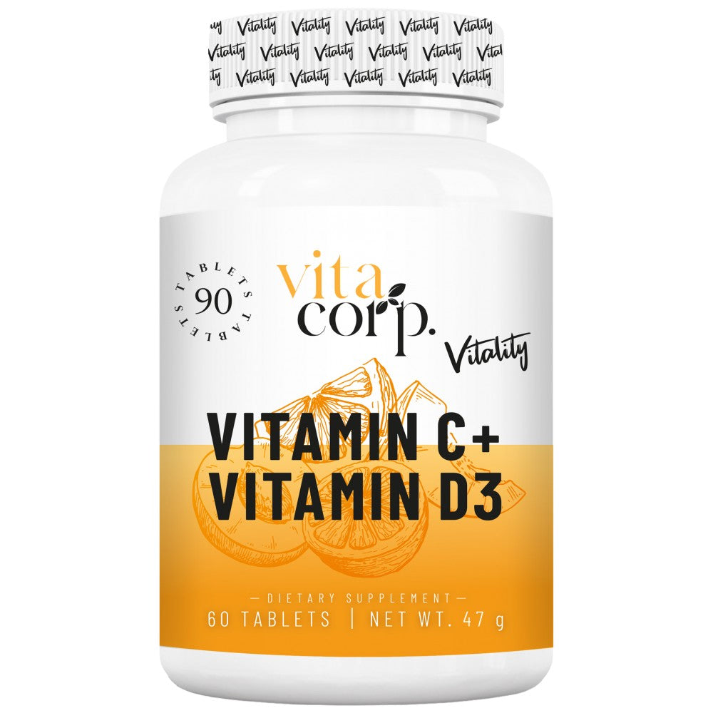 Vitamin C + Vitamin D Vitality - 90 tableta