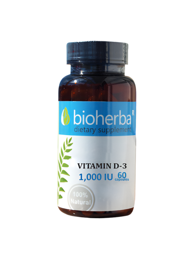 Vitamin D-3 1000 IU - 60 kapsula