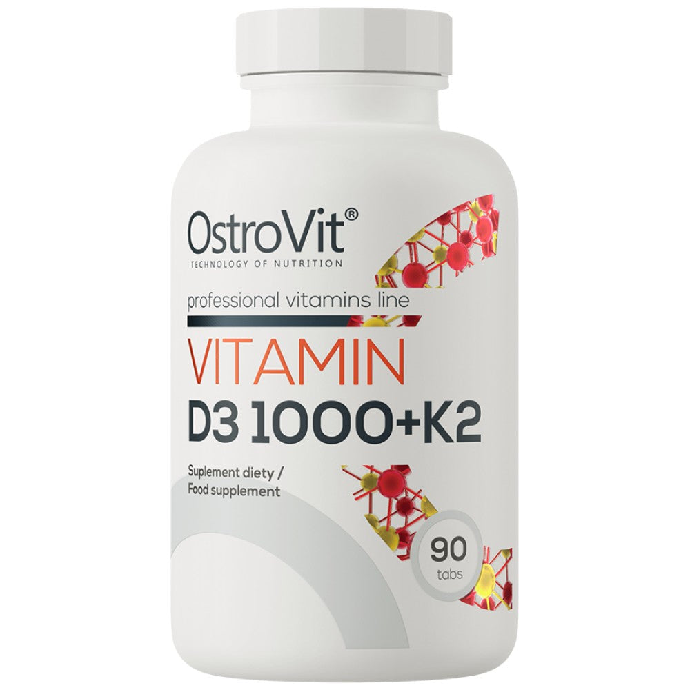 Vitamin D3 1000 IU + K2 50 mcg 90 tableta