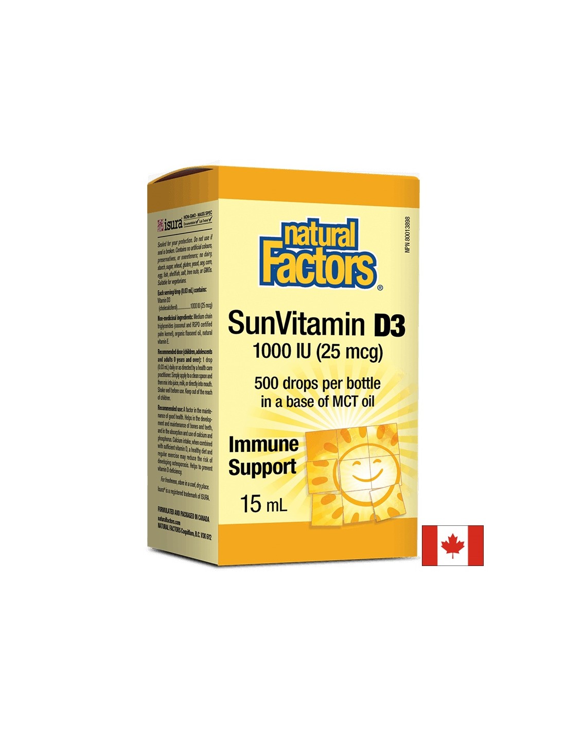 Vitamin D3 1000 IU kapi - 15 ml