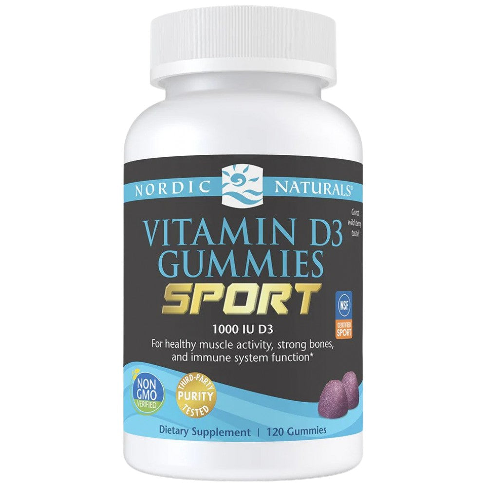 Vitamin D3 Gummies Sport 1000 IU - 120 žvakaćih bombona